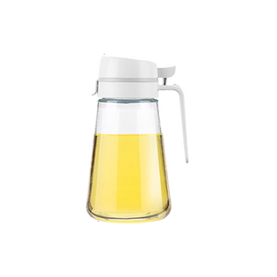 【密封不漏】太力玻璃重力油壶鹰嘴不滴不挂自动开合大容量油罐