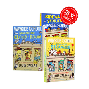 歪歪路小学英文原版3册 Louis Sachar Wayside School 1-3