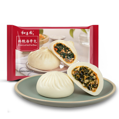 和善园鲜辣海带包包子480g