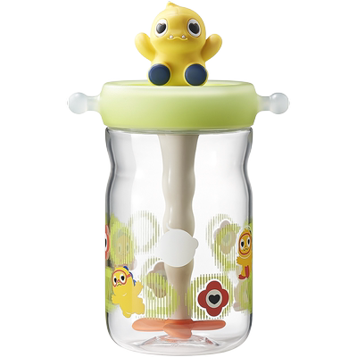 babycare恐龙吸管儿童水杯