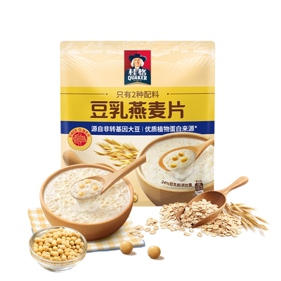 桂格豆乳麦片490g×1袋