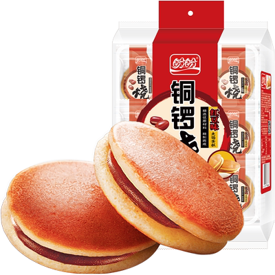 盼盼红豆味早餐包小面包糕点240g