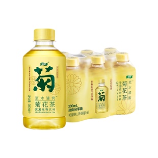 怡宝至本清润菊花茶植物饮料300Ml*6瓶*1膜包
