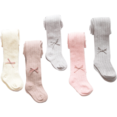 新生儿薄款白色夏季儿童连裤袜