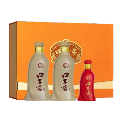 口子窖白酒550ml×2瓶+100ml
