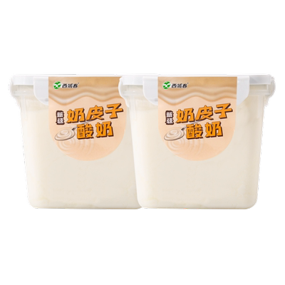 新疆西域春奶皮子酸奶1kg*2桶