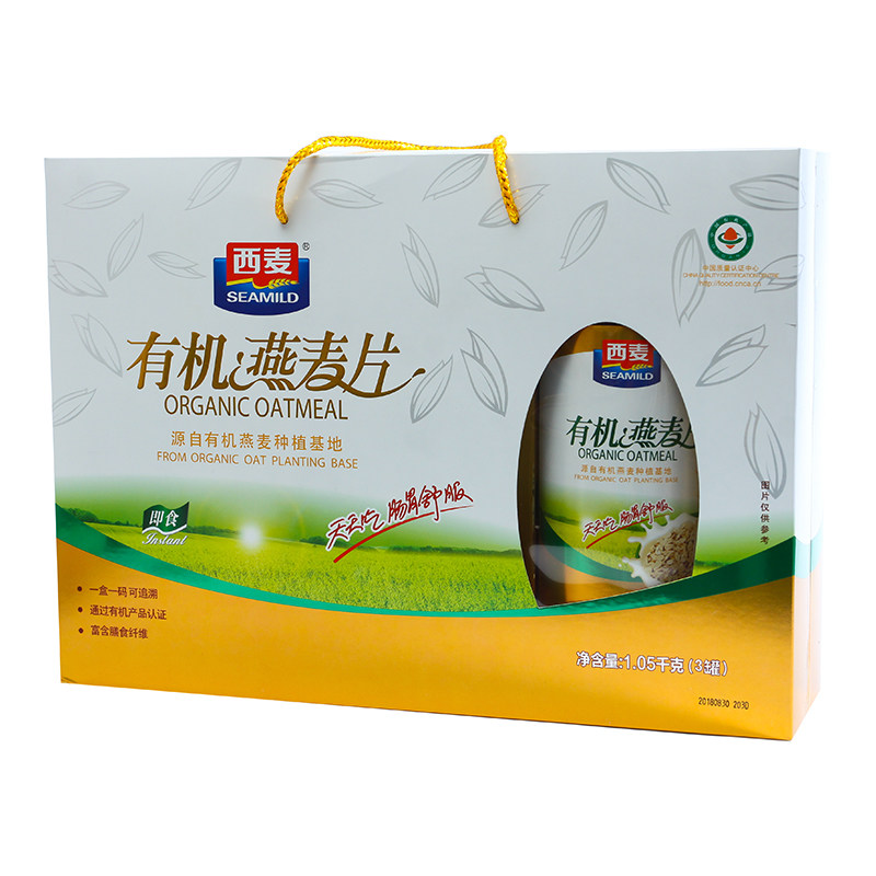 CNY西麦有机燕麦片礼盒1050g在类目 传统滋补营养品, 食疗滋补营养, 五谷养生营养品中 - 来自Buy2taobao.com提供专业的淘宝代购服务