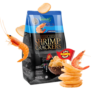 进口印尼啪啪通经典原味特产网红小吃膨化追剧零食鲜虾片薯片