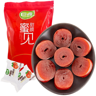 巨源木糖醇山楂卷无糖精果丹皮果脯干片糕球儿童怀旧零食