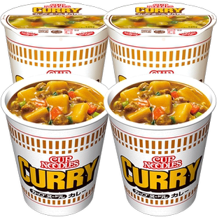 日清日本风味合味道咖喱海鲜多口味冲泡大杯方便面桶装速食宵夜