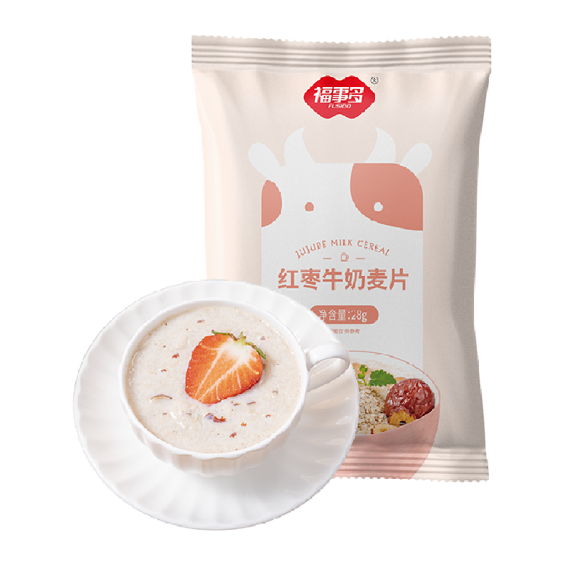 福事多红枣牛奶燕麦片28g×1袋