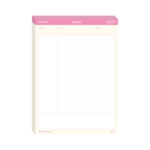 never沐光拍纸本b5横线网格康奈尔学习笔记本便签本