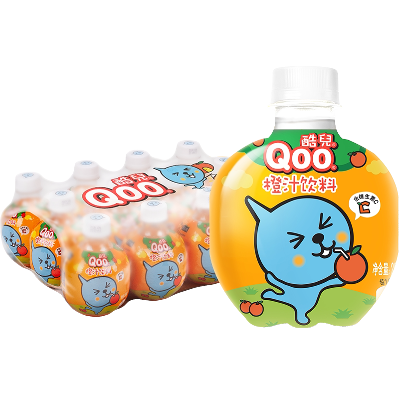 可口可乐酷儿童年味道维C橙汁