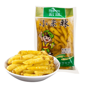 宏斌小米辣泡椒500g云南辣椒朝天椒自制泡椒凤爪调料海天控股