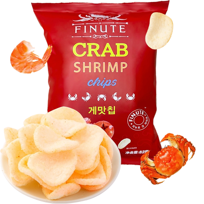 韩国Finute趣莱福蟹味虾片