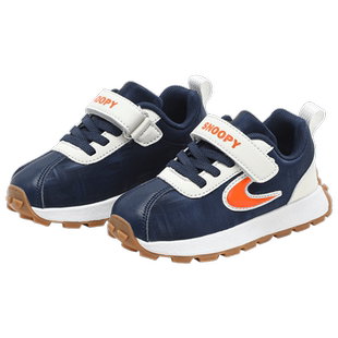 史努比童鞋男童运动鞋阿甘鞋2025春秋新款儿童跑步鞋中大童休闲鞋