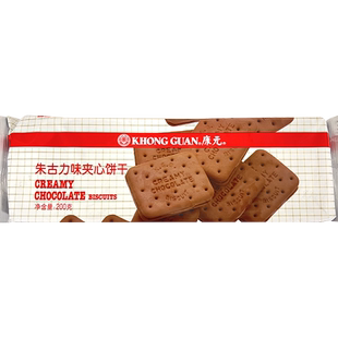 康元朱古力夹心饼干巧克力味经典袋装营养早餐单袋