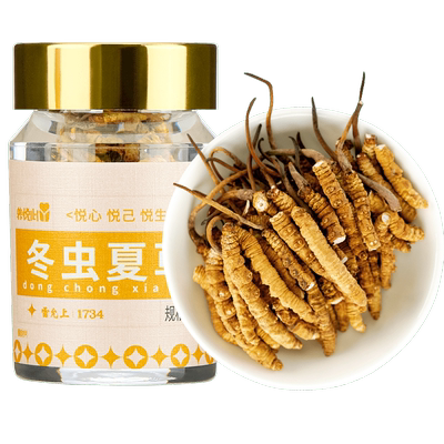 雷允上冬虫夏草断虫草5g×1瓶