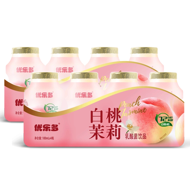 优乐多乳酸菌饮品白桃茉莉白桃