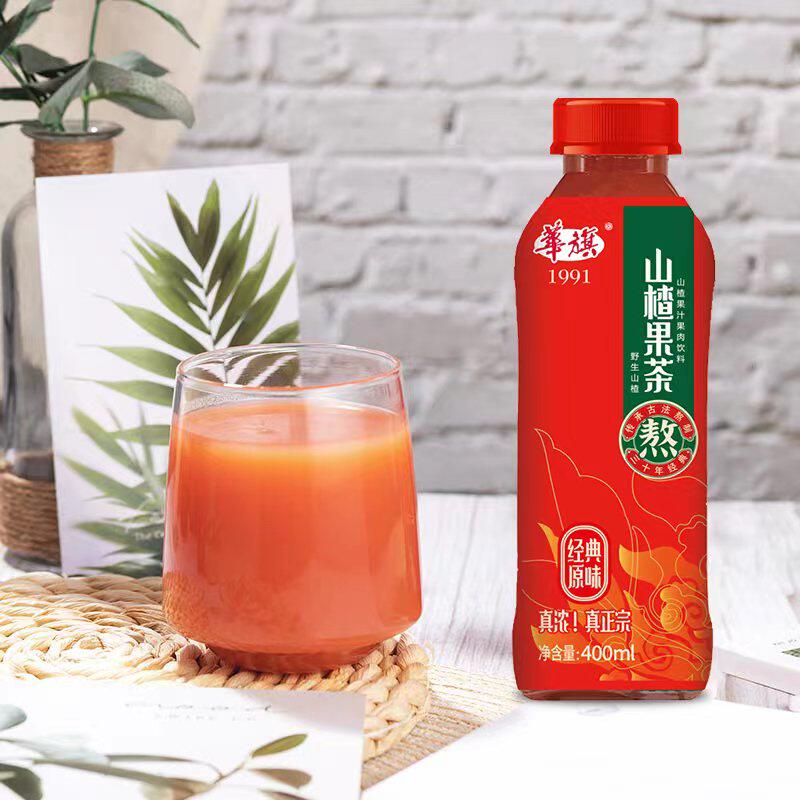 华旗山楂果茶果汁果肉饮料经典原味整箱礼盒酸甜可口经典山楂味
