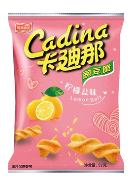 卡迪那加拿大豌豆柠檬脆52g