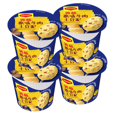 美极土豆泥速食35g*4盒