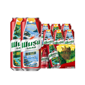 乌苏啤酒红乌苏麦香500ml*6罐