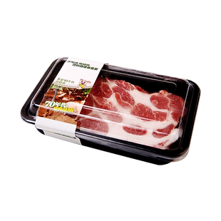 溜达猪梅花肉350g/盒猪肉