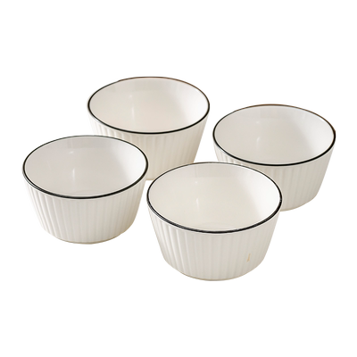 竹木本记陶瓷米饭碗115mm