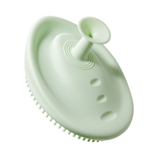 十月结晶婴儿洗澡刷新生宝宝去头垢洗头神器幼童沐浴擦硅胶搓澡棉