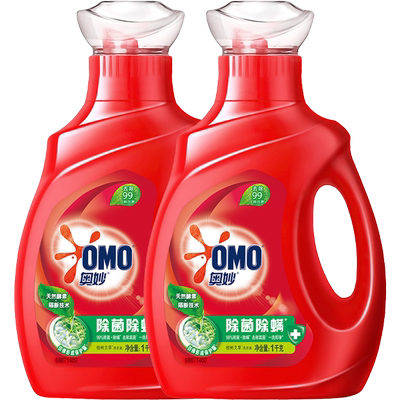 奥妙除菌除螨酵素洗衣液1kg×2瓶