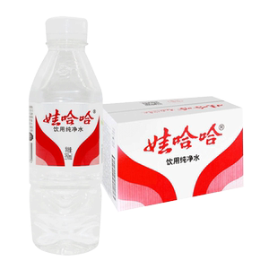 娃哈哈饮用纯净水非矿泉水大瓶（江浙沪皖）596ml/350ml*24瓶