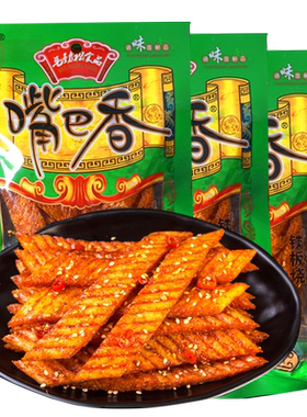 嘴巴香铁板烧辣片入口微甜