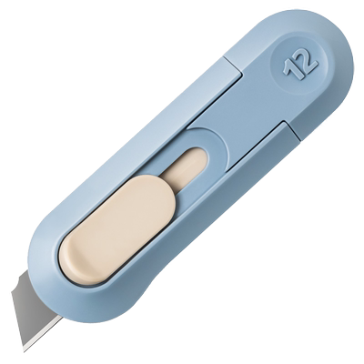 得力纽赛迷你便携小刀美工刀