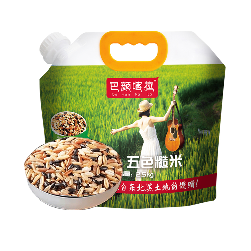巴颜喀拉东北低脂五色糙米2.5kg