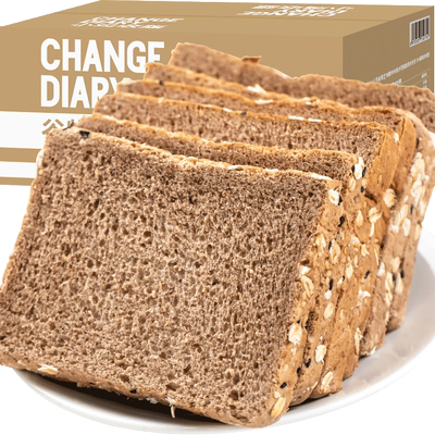 轻即全麦早餐果仁车轮面包