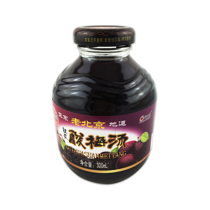 御香斋老北京桂花酸梅汤饮料c 300ml/瓶