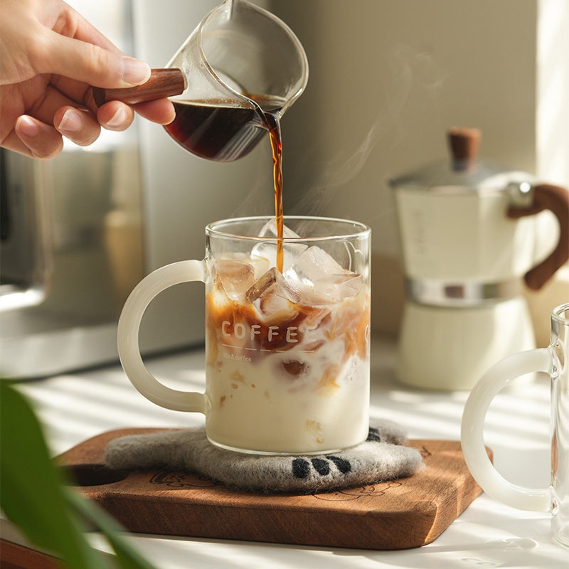 肆月高硼硅家用创意耐高温玻璃杯