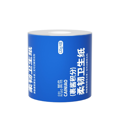 喵满分柔韧4层卫生纸120g×3卷