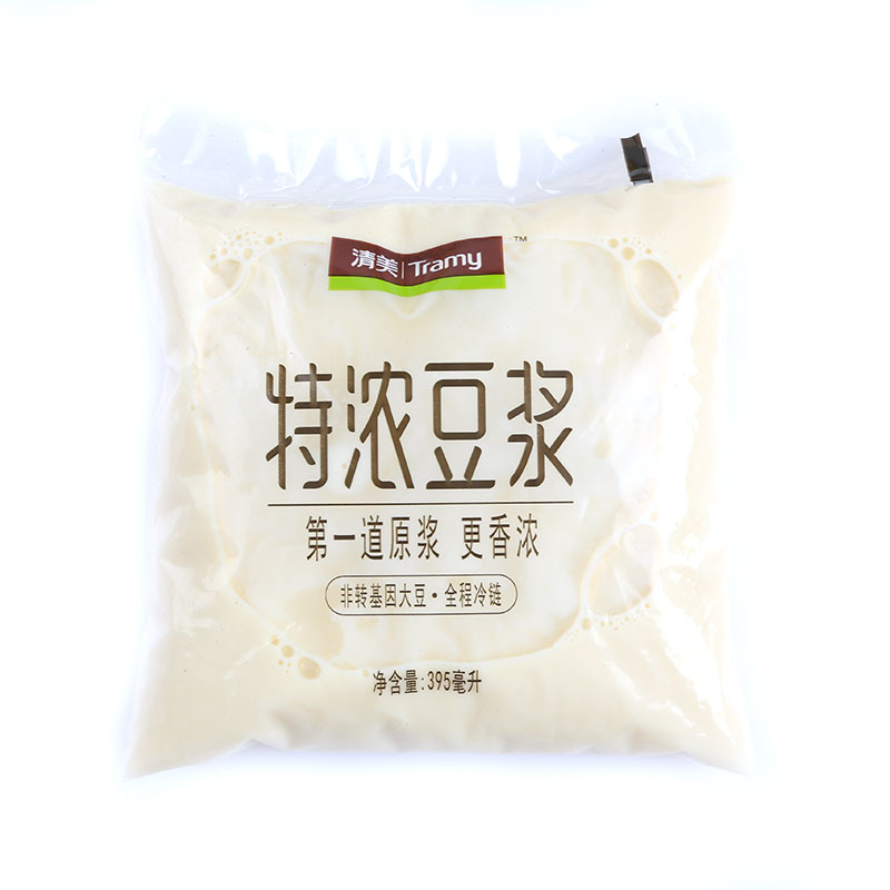 清美特浓蛋白饮料豆浆395ml/袋