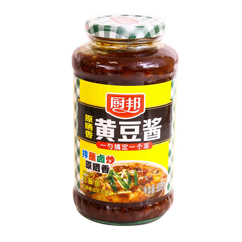 厨邦原晒香黄豆酱 800克/瓶下饭调料