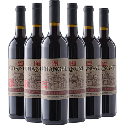 张裕经典印象干红红酒750ml×6瓶