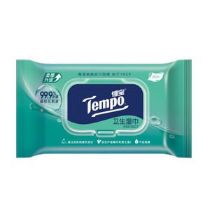 Tempo/得宝卫生湿巾无酒精不粘腻婴儿温和湿巾（多规格任选）