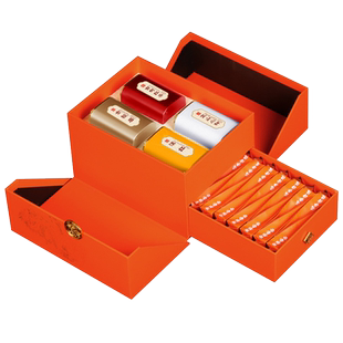 君品臻金骏眉正山小种红茶叶礼盒装送礼长辈送老丈人五大茗茶礼物