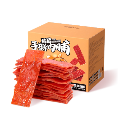 三只松鼠原味手撕肉脯400gX1箱