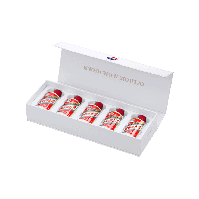 茅台53度白酒50ml×5瓶×1组
