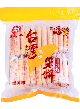 倍利客台湾风味米饼蛋黄味350g