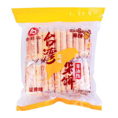 倍利客台湾风味米饼蛋黄味350g