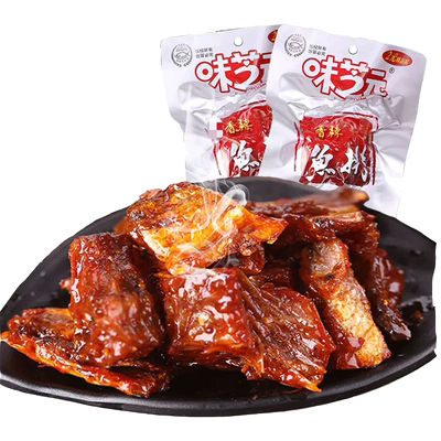 味芝元香辣湖南特产烟熏零食160g