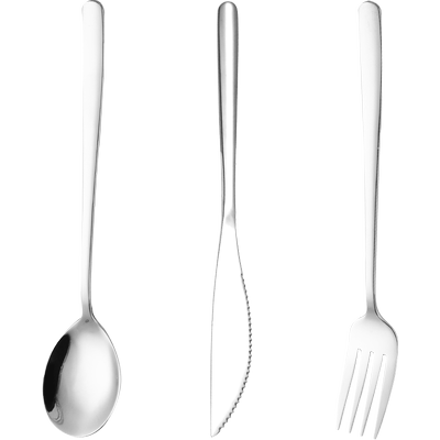广意304不锈钢韩式刀叉勺套装